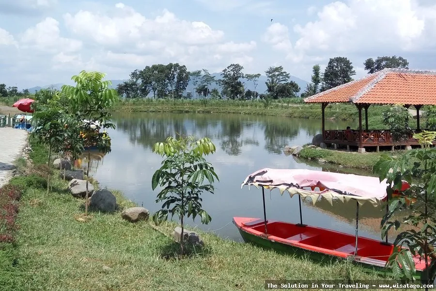 Waduk Sidodadi Glenmore, pemandangan indah.