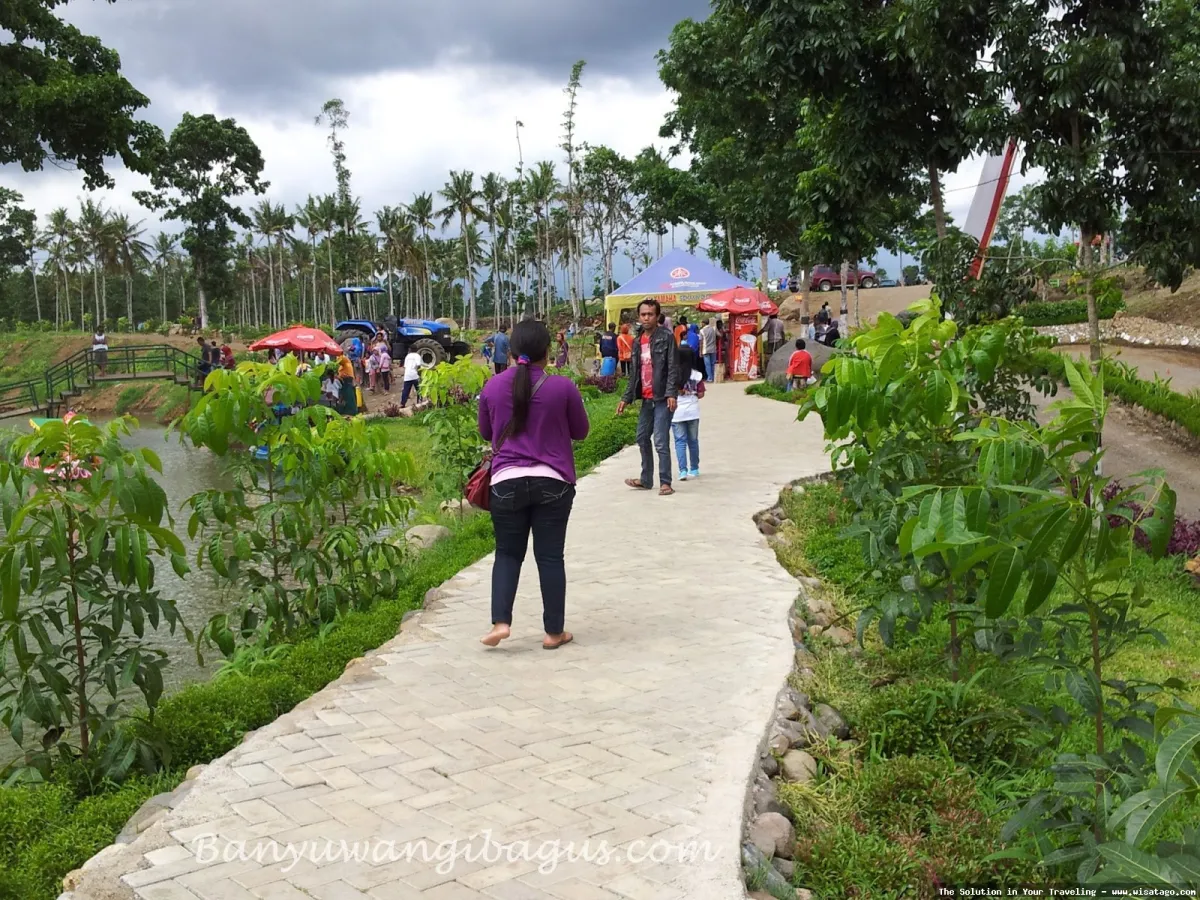 Waduk Sidodadi Glenmore, panorama indah