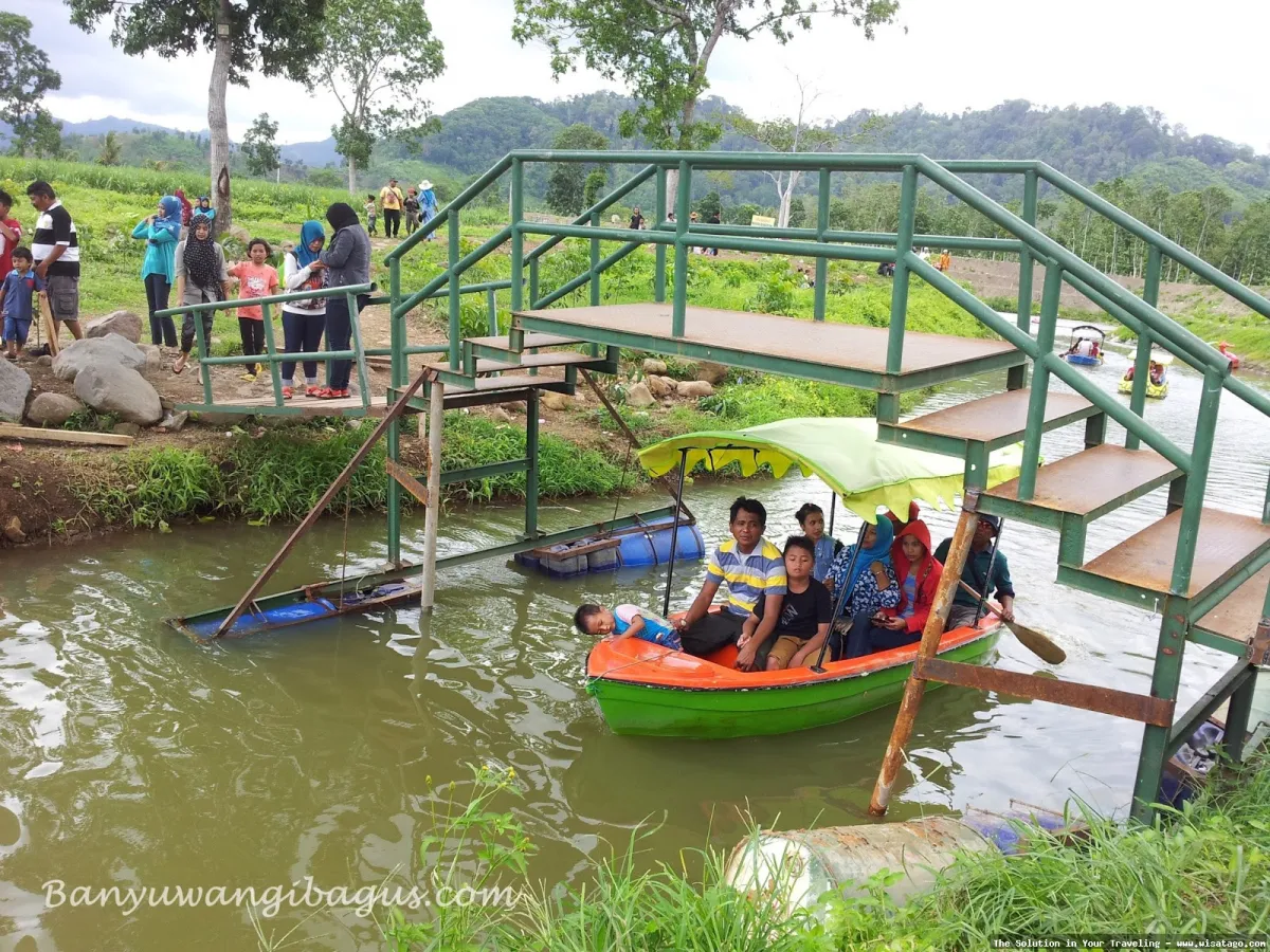 Waduk Sidodadi Glenmore Banyuwangi yang indah