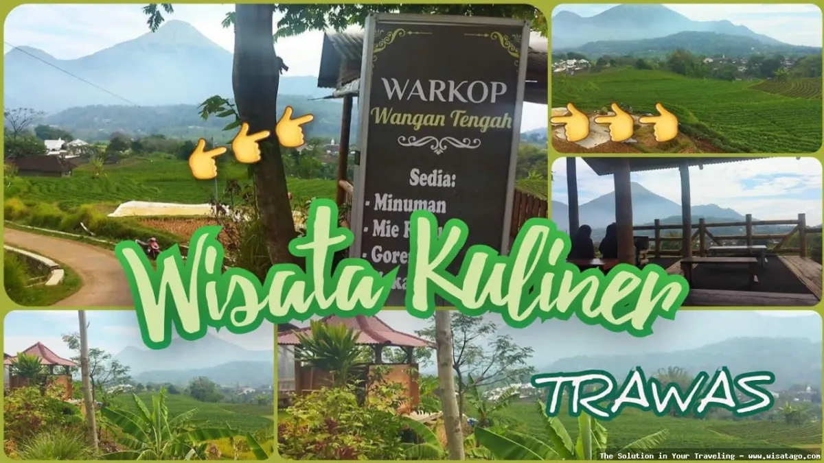 Warkop Bawah Gunung yang asri.