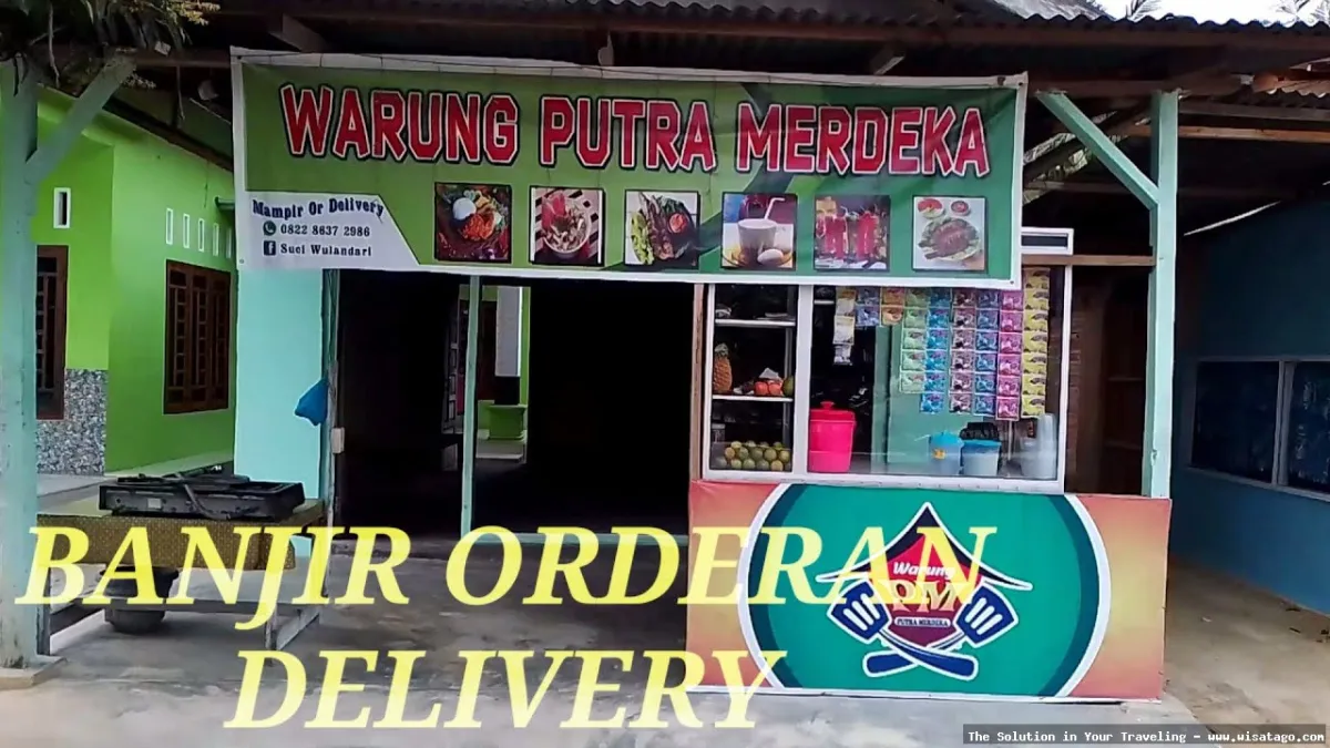 Warung Putra, tempat makan sederhana.