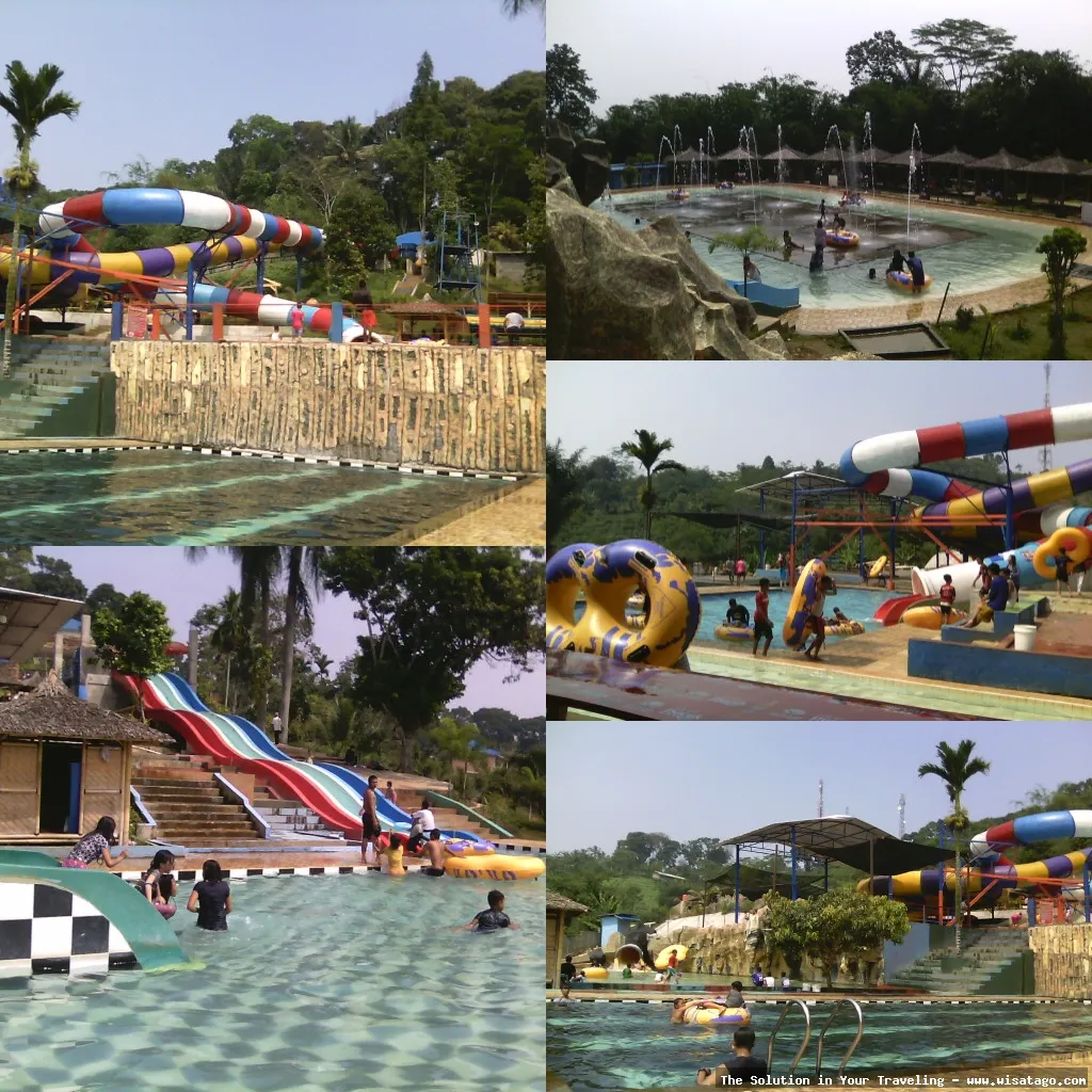 Waterboom Nagrak, wahana air seru.