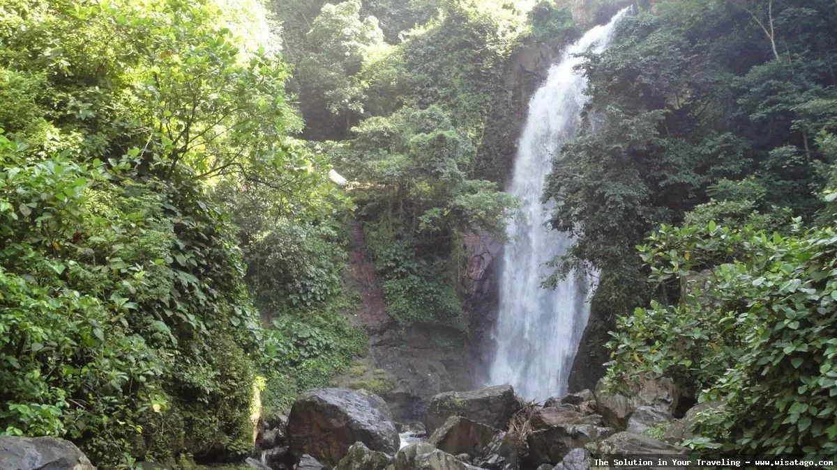 wisata Air Terjun Antrokan Manggisan indah