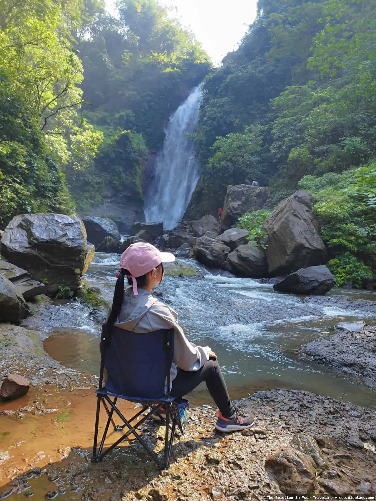 wisata Air Terjun Antrokan Manggisan eksotis