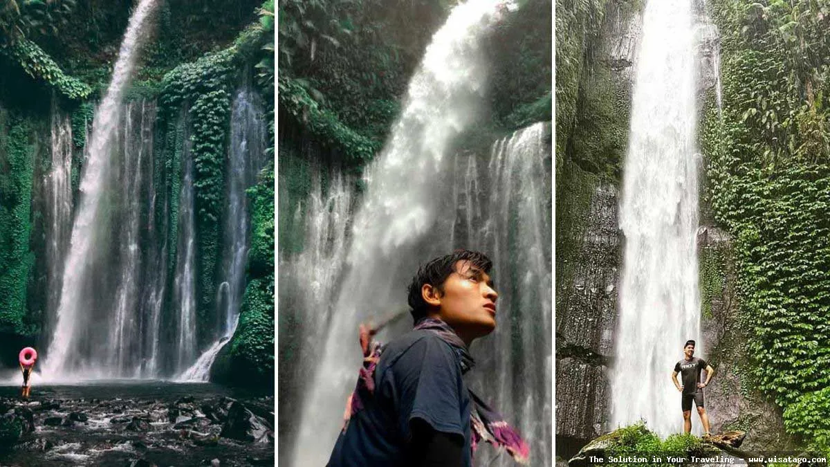 Wisata Air Terjun Cerok Langsi alami.