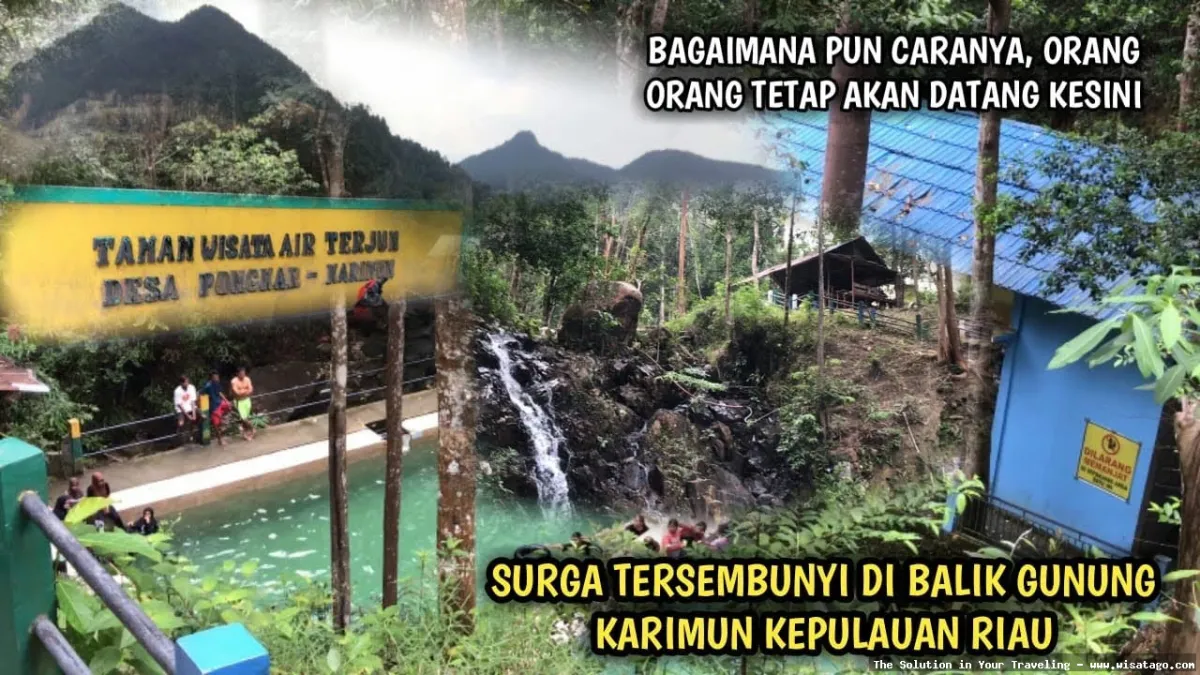 wisata Air Terjun Pongkar yang indah