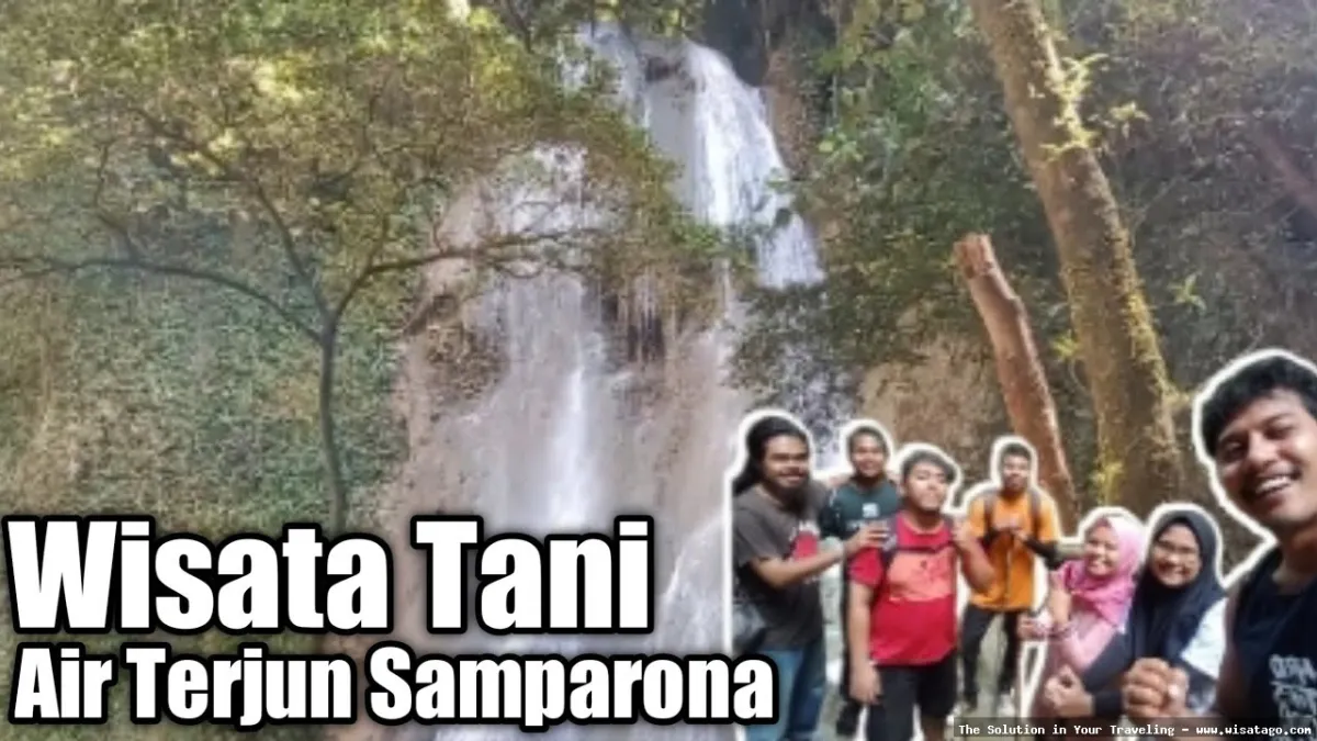 Wisata Air Terjun Samparona yang memukau
