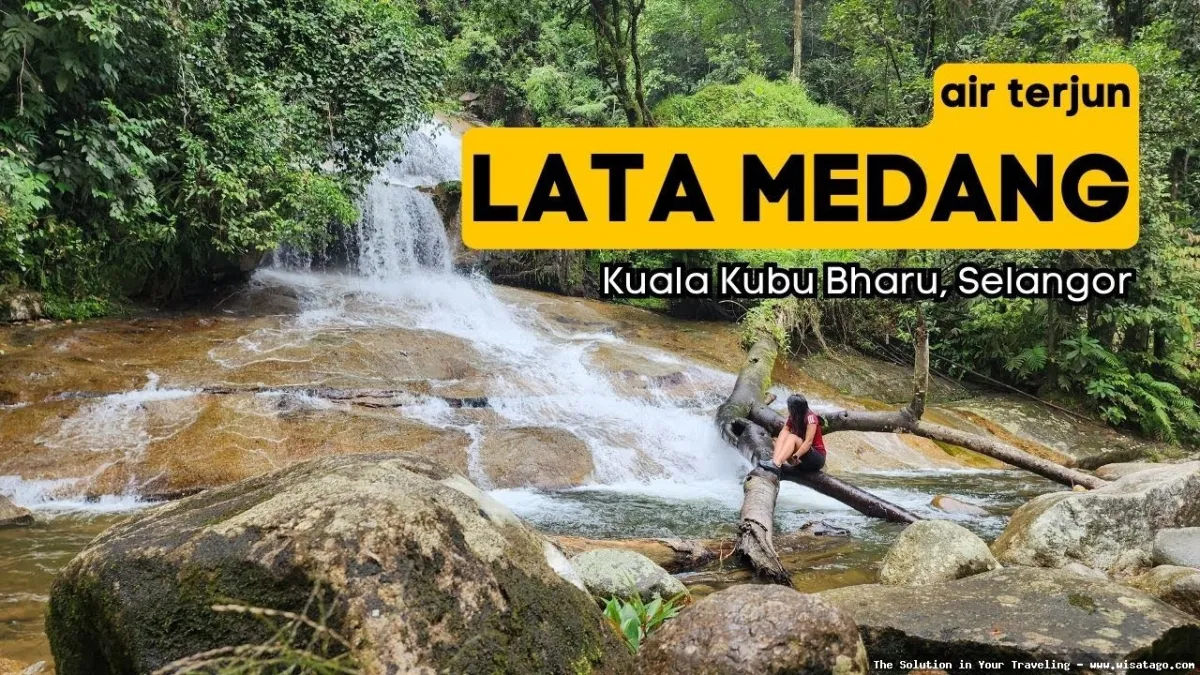 wisata Air Terjun Sungai Medang indah