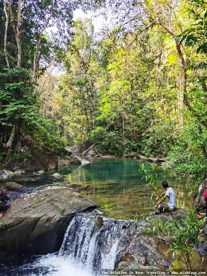 wisata Air Terjun Sungai Medang indah