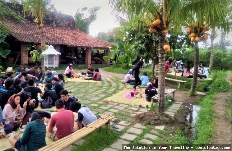 Wisata Alenta Warung Kopi yang asri