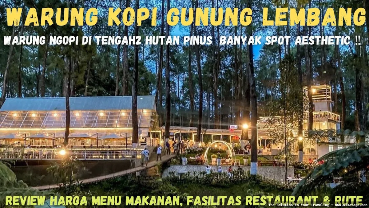 wisata Alenta Warung Kopi yang asri