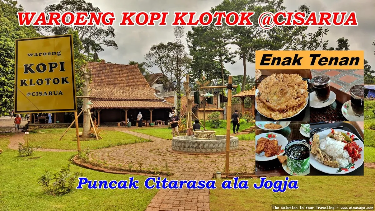 Wisata Alenta Warung Kopi yang asri