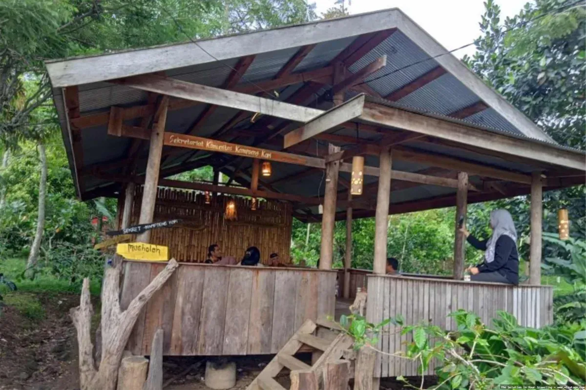 wisata Alenta Warung Kopi yang asri