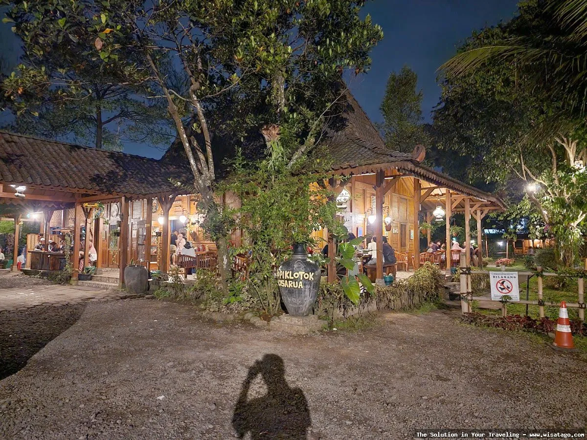 Wisata Alenta Warung Kopi yang asri