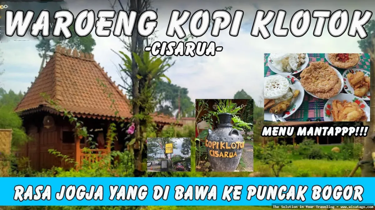 wisata Alenta Warung Kopi yang asri