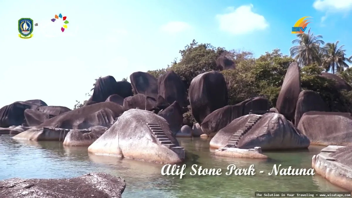 wisata Alif Stone Park yang indah