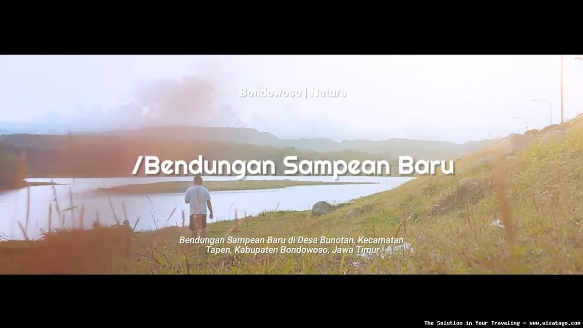 wisata Bendungan Sampean Baru yang indah