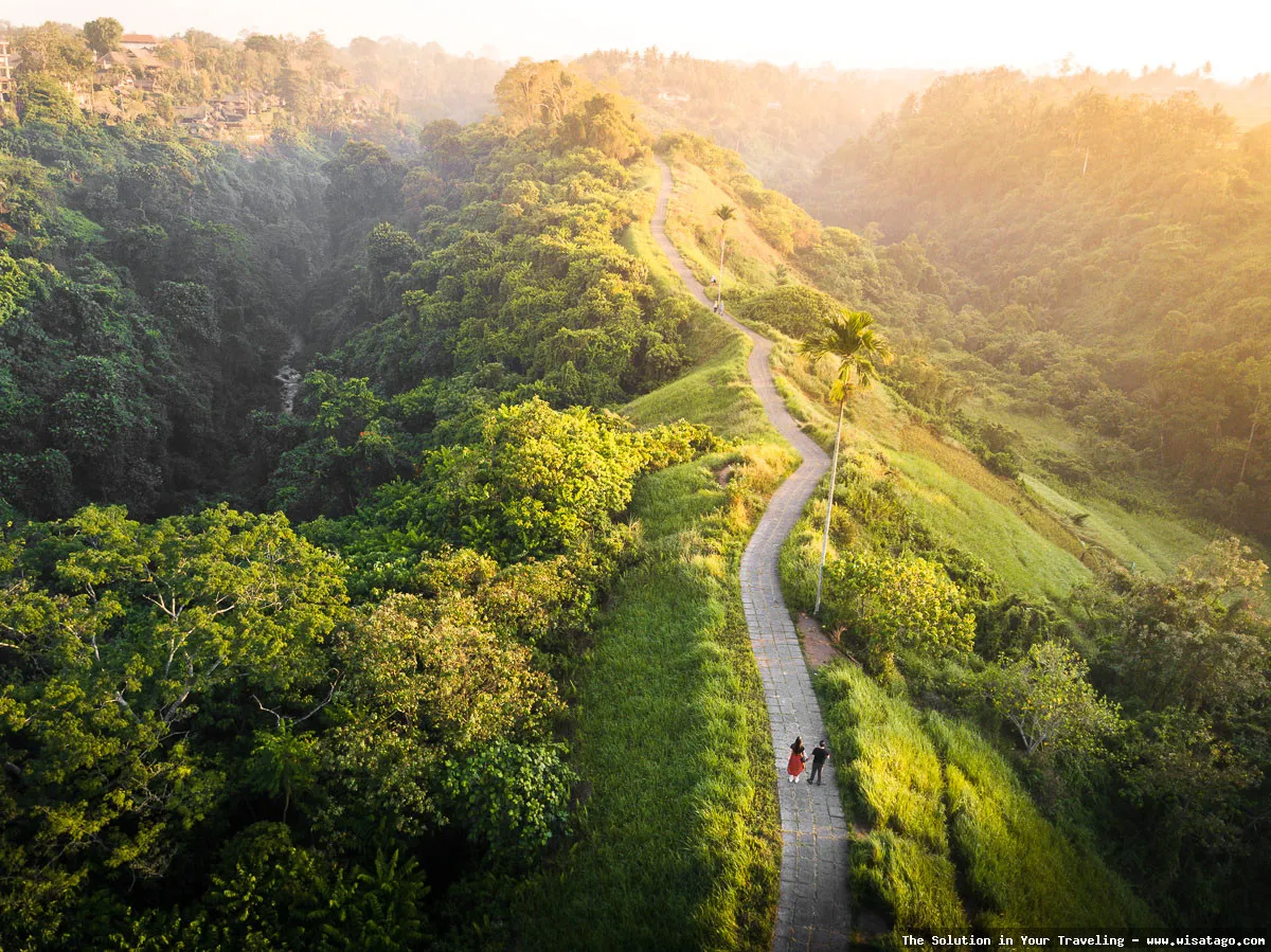 wisata Bukit Campuhan yang menawan