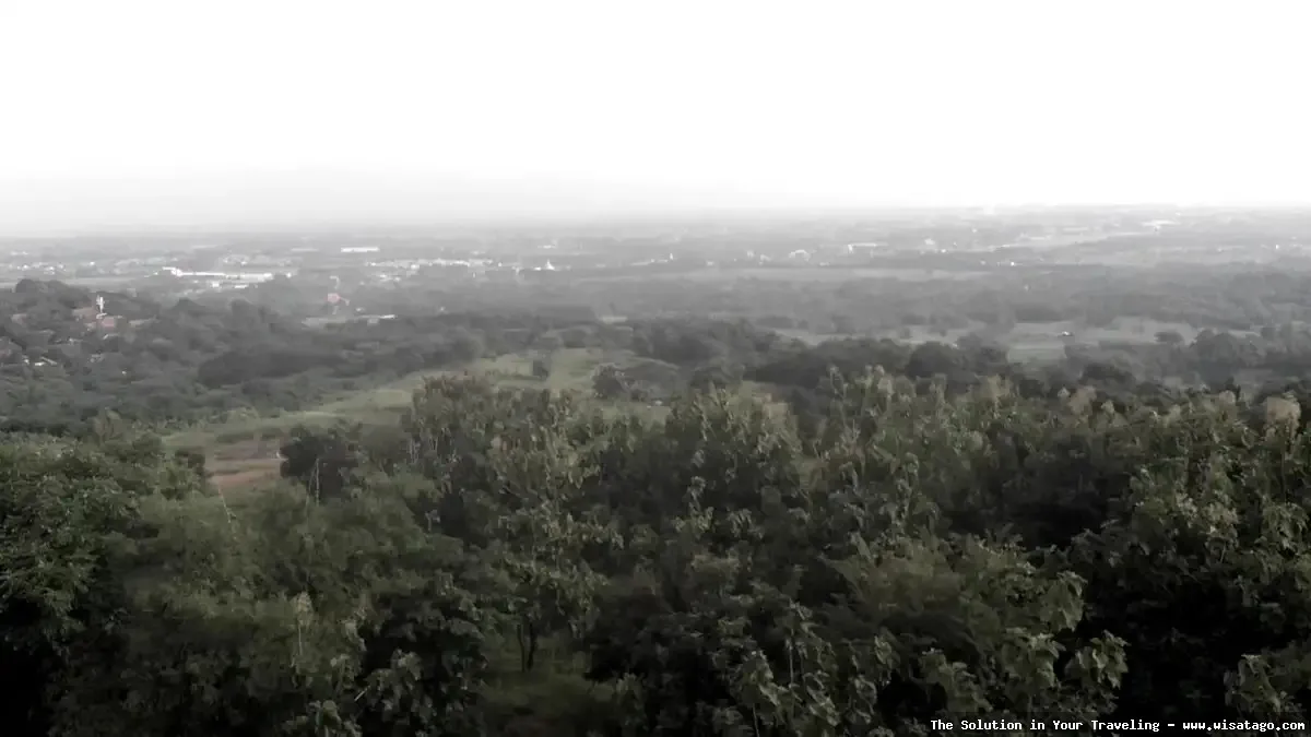 wisata Bukit Gronggong, pemandangan indah