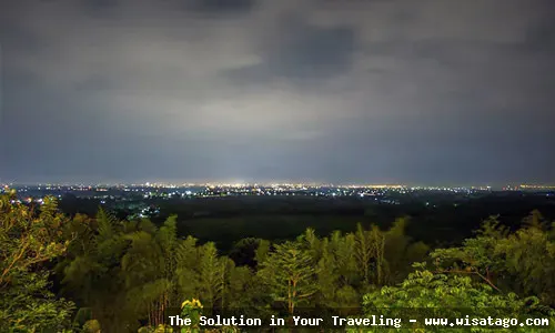 wisata Bukit Gronggong, pemandangan indah