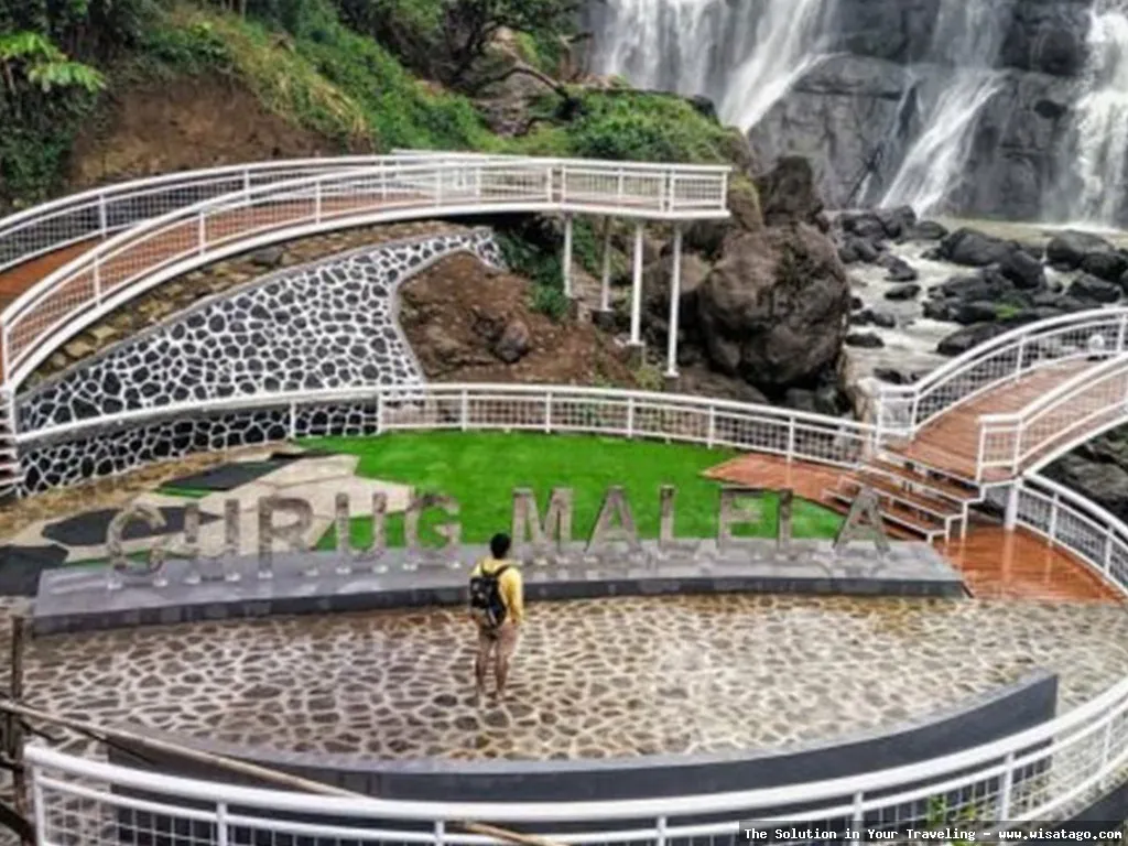 wisata Curug Malela, air terjun indah