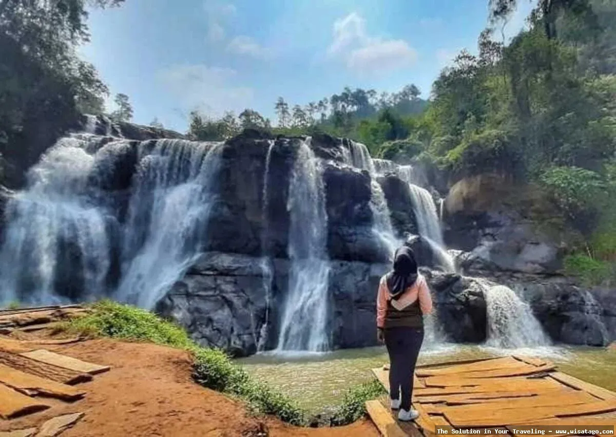 Wisata Curug Malela yang mempesona.