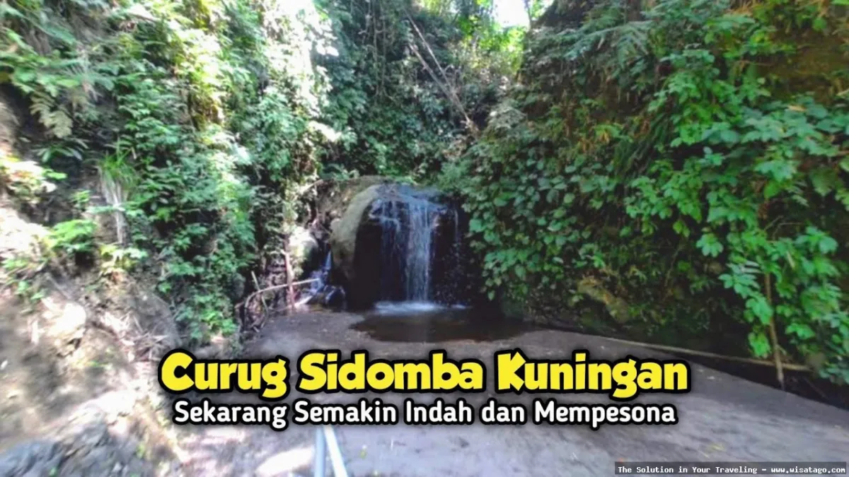 Wisata Curug Sidomba yang menawan.
