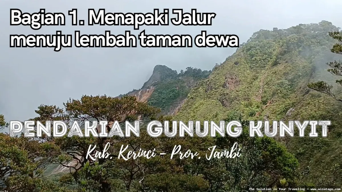 Wisata Gunung Kunyit, pemandangan menakjubkan