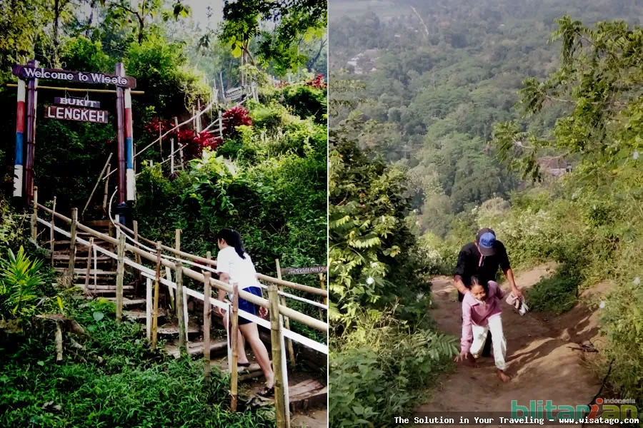 wisata Gunung Pegat Ponggok Srengat memukau