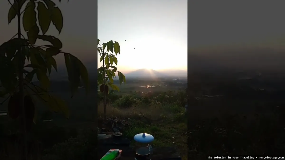 wisata Gunung Pegat Ponggok Srengat indah