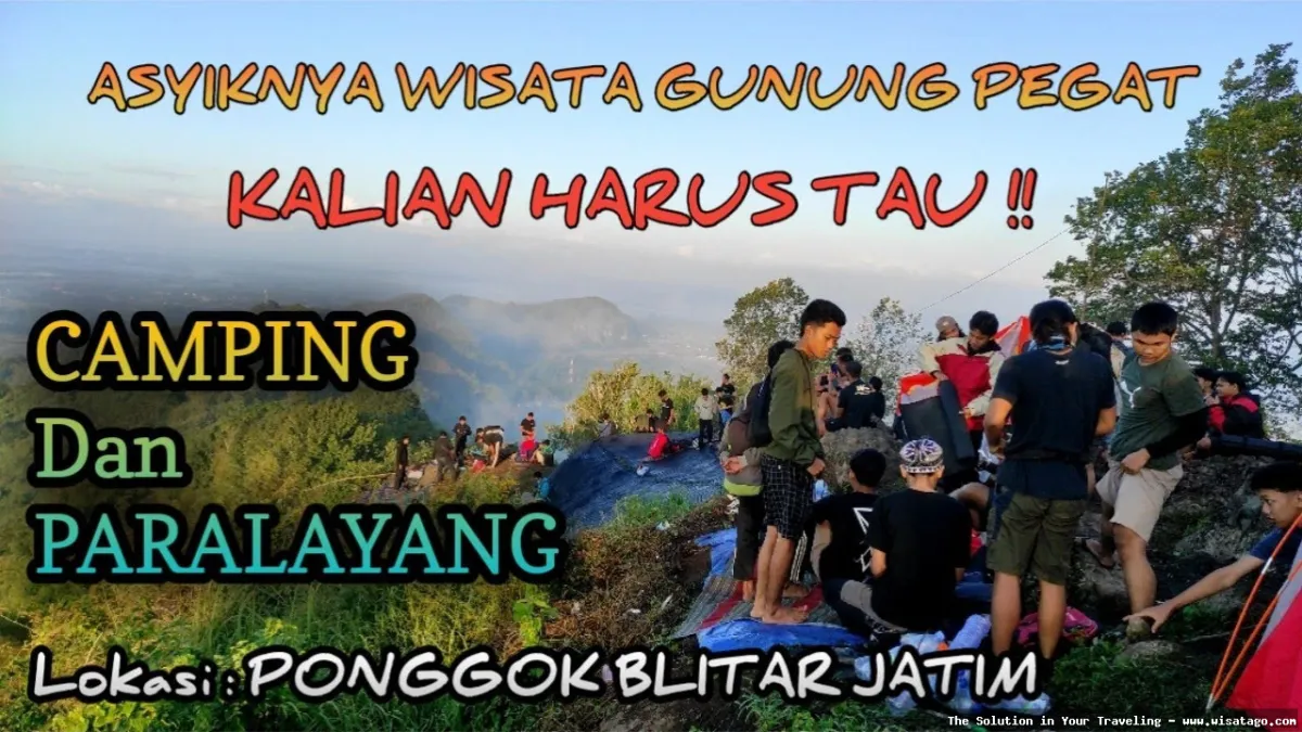 wisata Gunung Pegat Ponggok Srengat indah