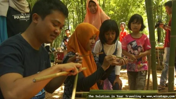 Wisata Kampung Bambu yang asri