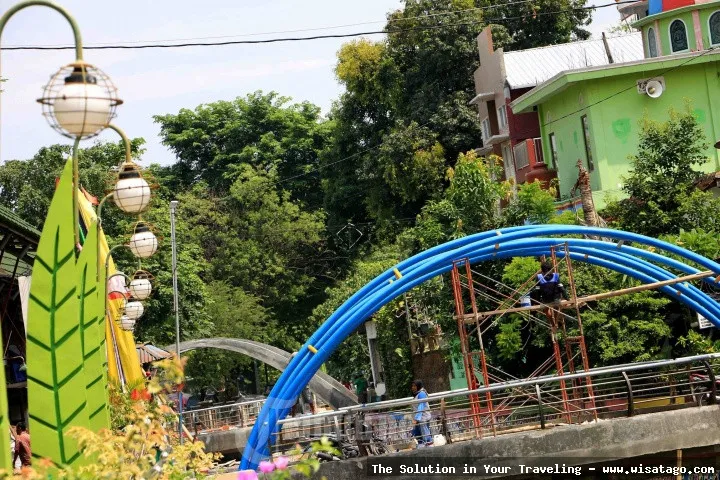 wisata Kampung Pelangi Waterpark ceria