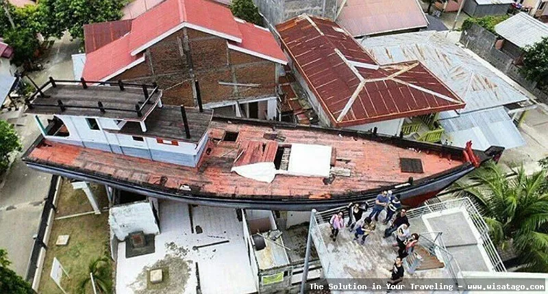 WISATA KAPAL KRUENG ACEH LAMPULO yang unik