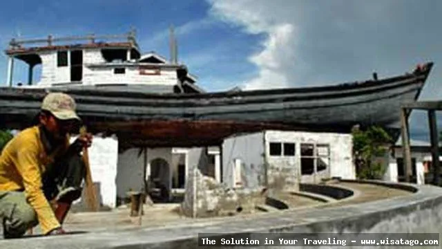 WISATA KAPAL KRUENG ACEH LAMPULO memukau