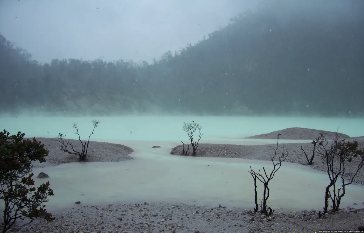 Wisata Kawah Putih Ciwidey yang memukau