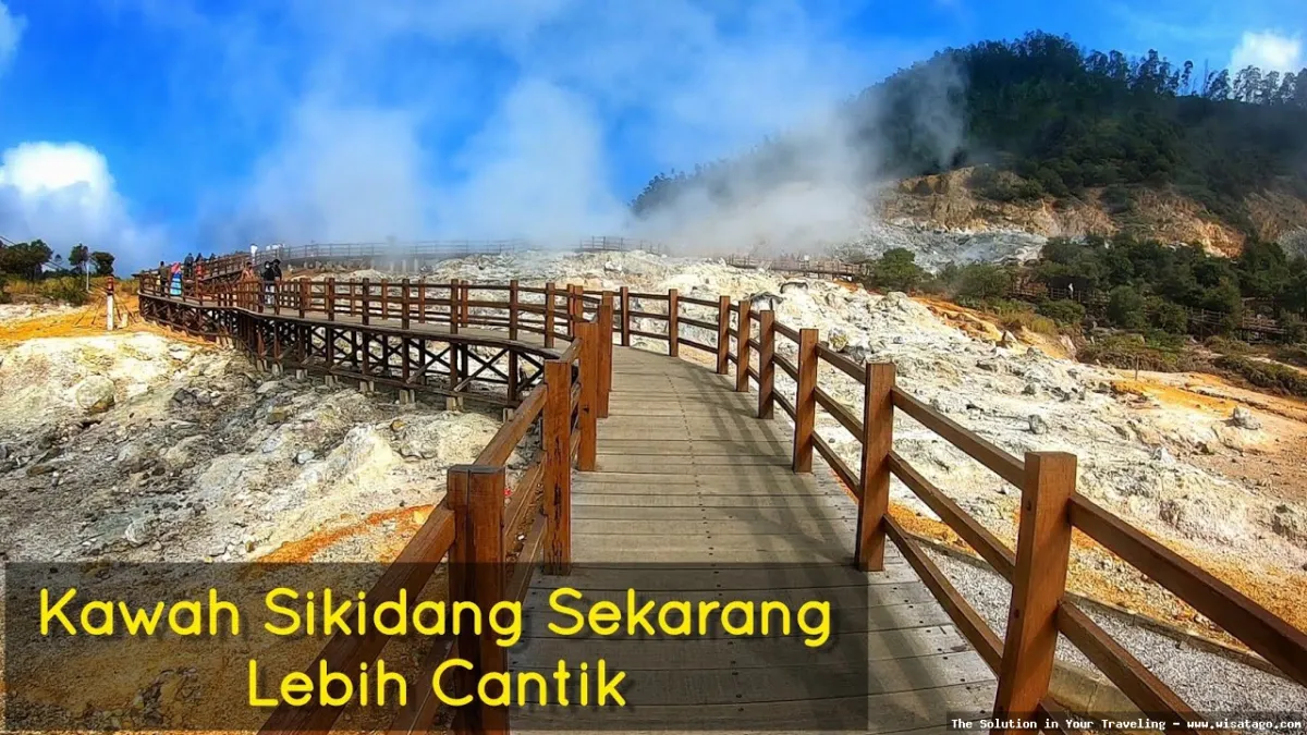wisata Kawah Sikidang yang memukau