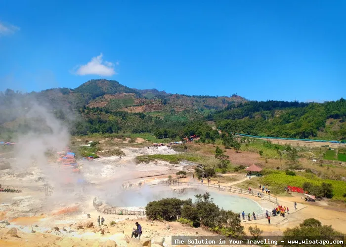 wisata Kawah Sikidang yang memukau