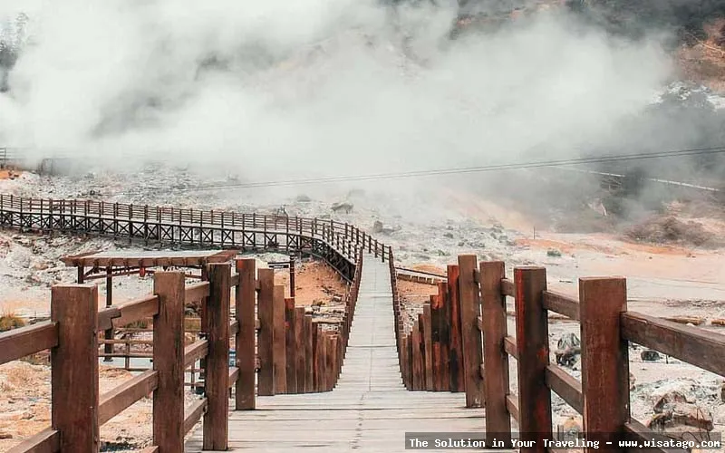 Wisata Kawah Sikidang yang memukau