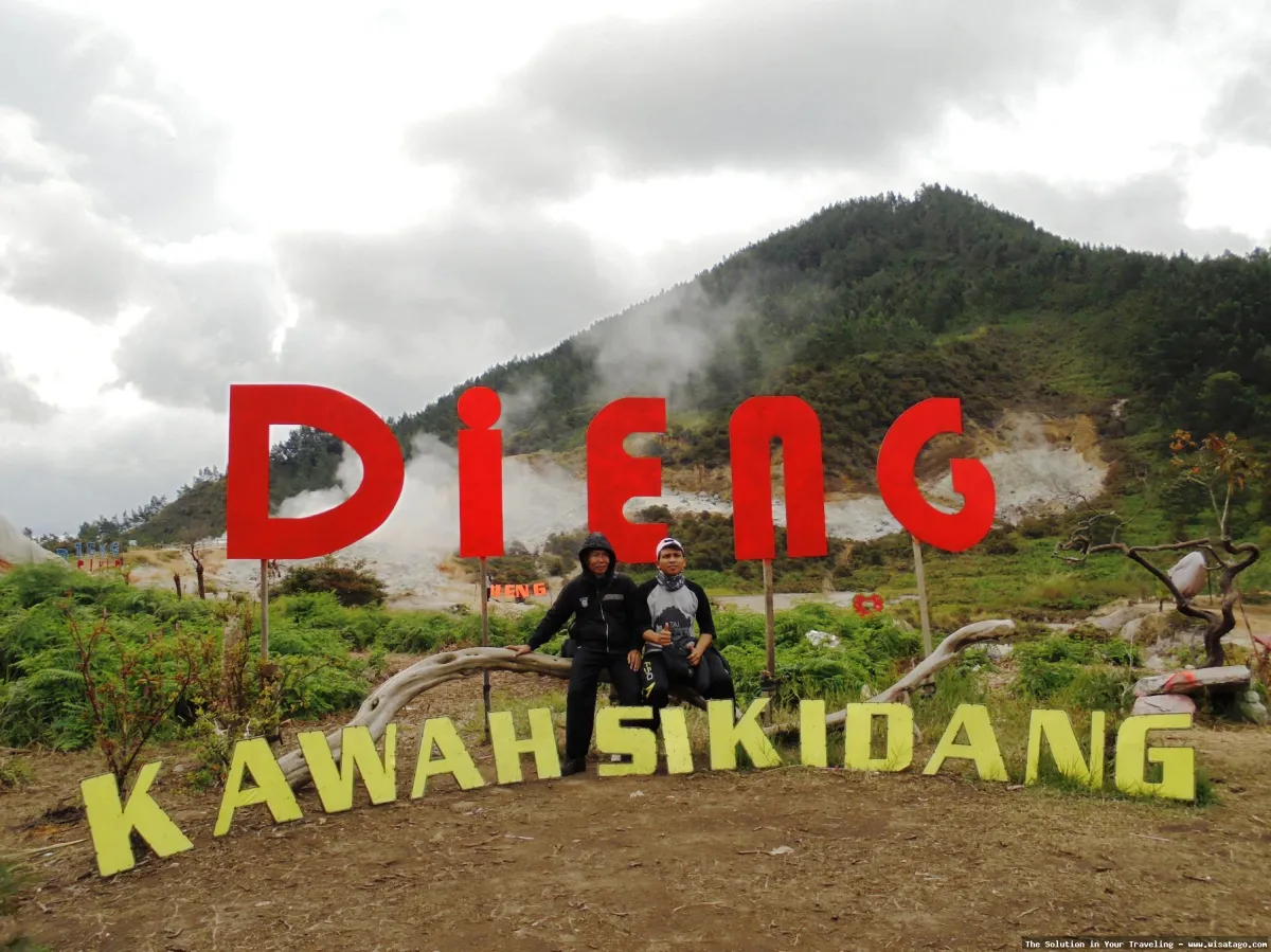 wisata Kawah Sikidang yang memukau
