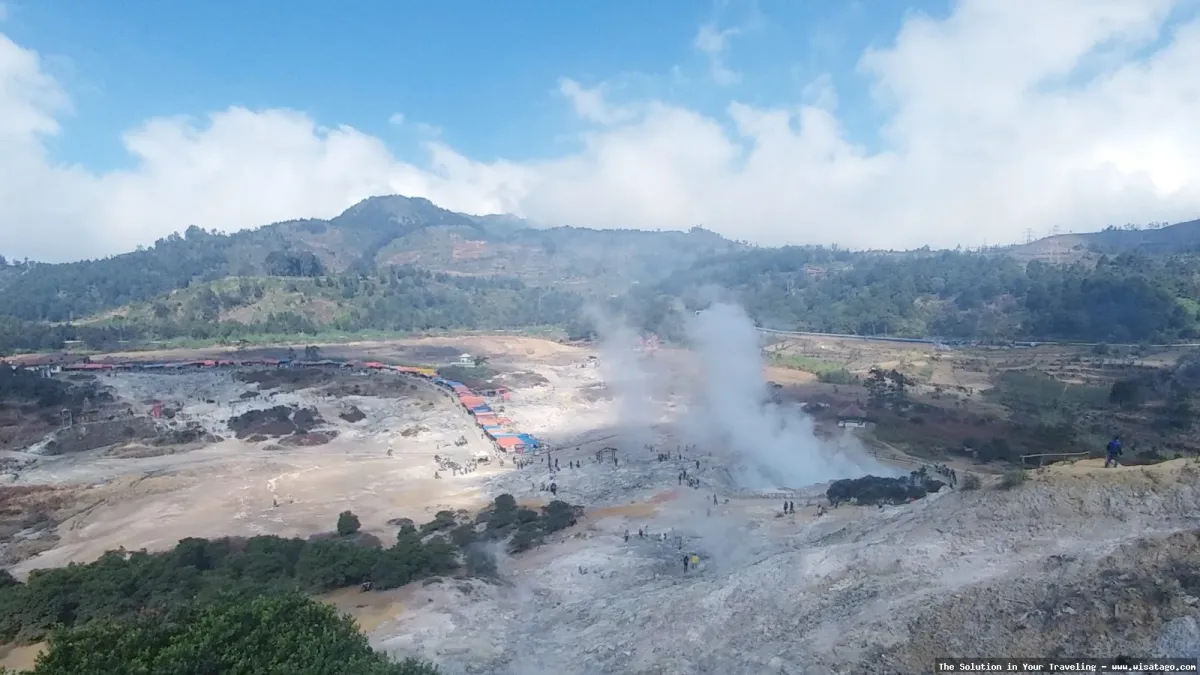 Wisata Kawah Sikidang yang memukau