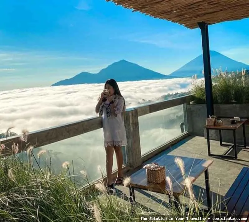 wisata Kintamani, pemandangan danau Batur