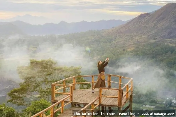 Wisata Kintamani: pemandangan danau Batur indah