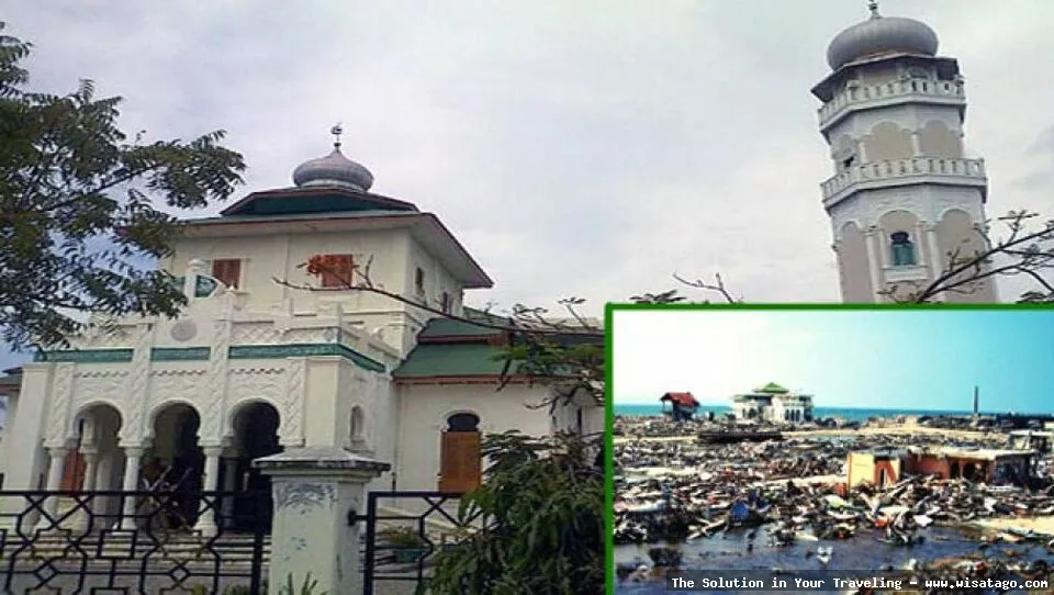 Wisata Masjid Jami Baiturrahim yang indah