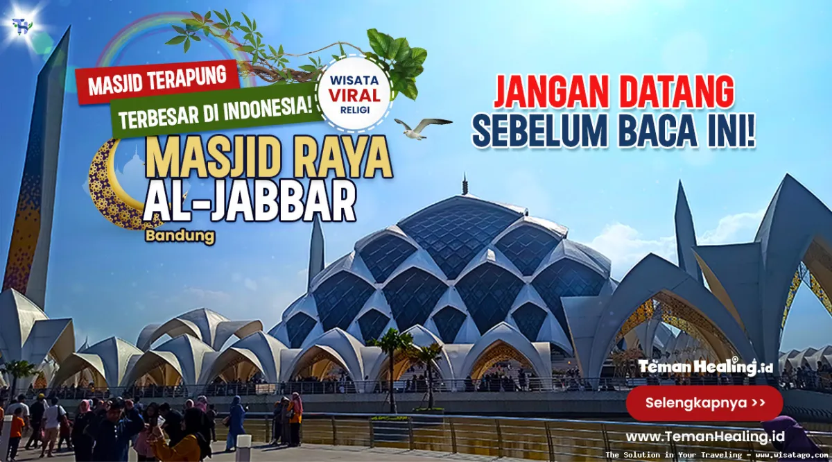 wisata Masjid Raya Bandung indah menawan
