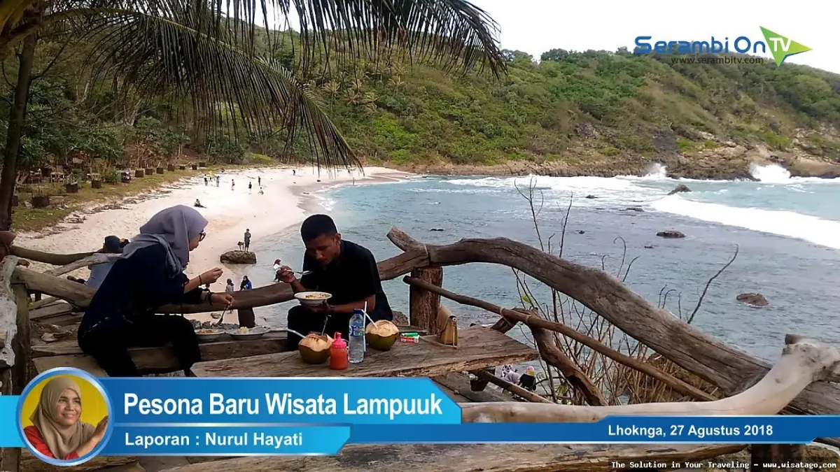 wisata Momong Lampuuk, pantai indah Aceh
