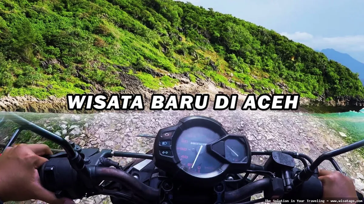 Wisata Momong Lampuuk, pantai indah Aceh.