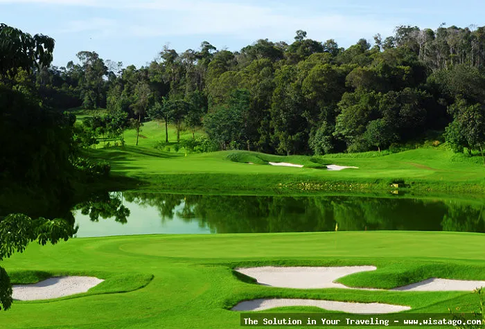 wisata Padang Golf Southlinks yang indah
