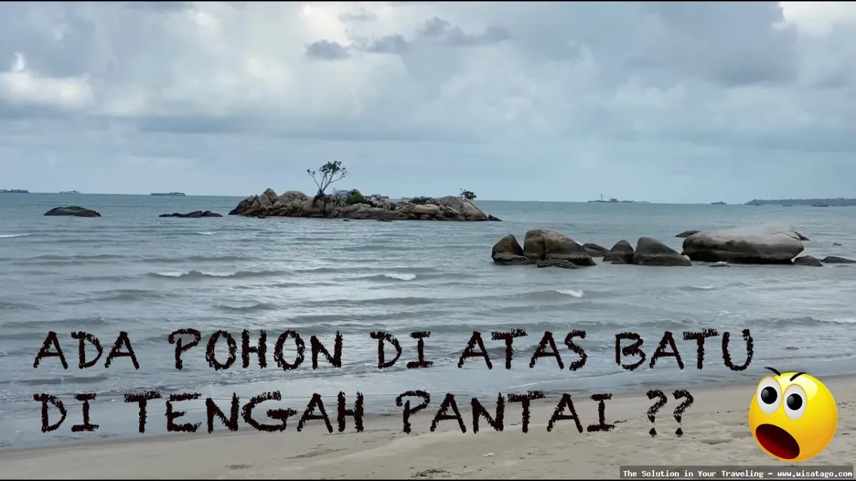 wisata Pantai Batu Berdaun indah memukau