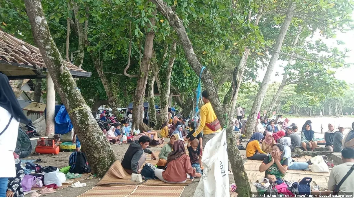 wisata Pantai Cipatujah, pemandangan indah